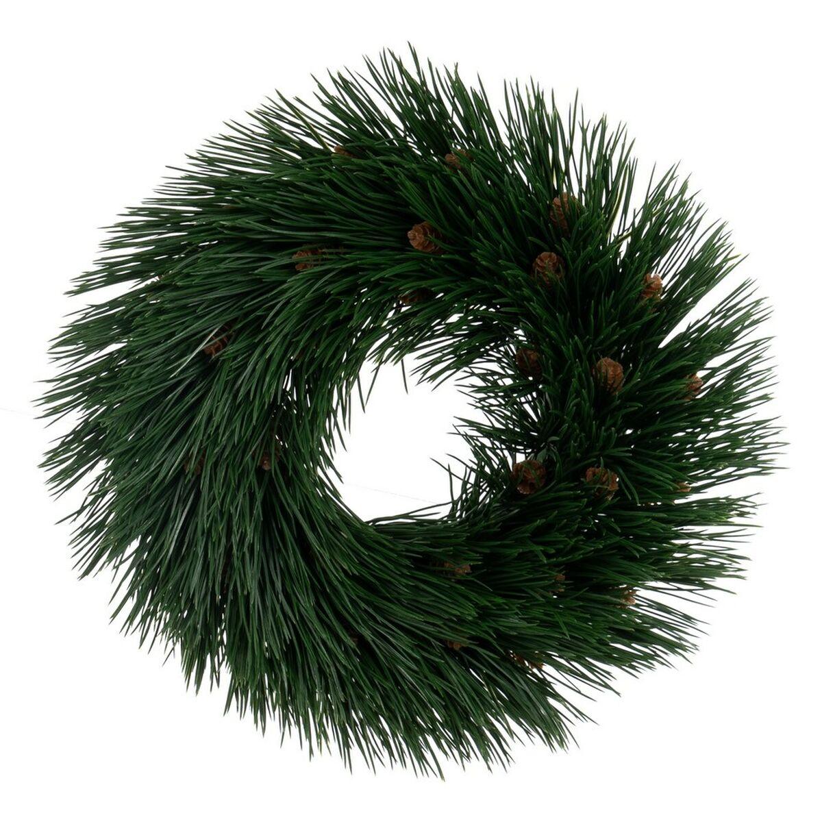 Adventskrans Grøn PVC 31 x 31 cm