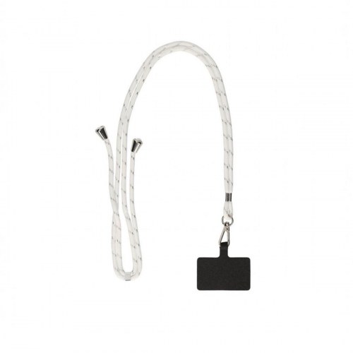 KSIX universal nøglesnor til mobil - hvid, 160 cm