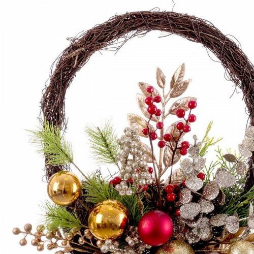 Julepynt Multifarvet Kurv 40 cm 30 x 10 x 40 cm