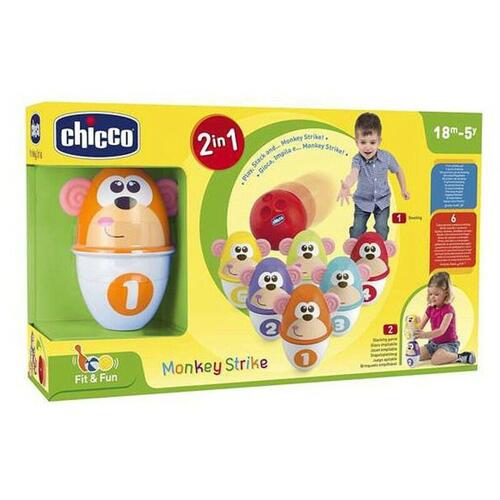 Boldspil Monkey Strike Chicco (7 stk)