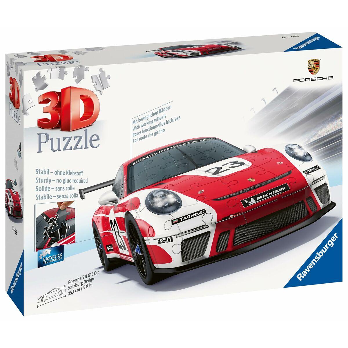 Ravensburger 3D puslespil - Porsche 911 GT3 Cup Salzburg, 152 dele
