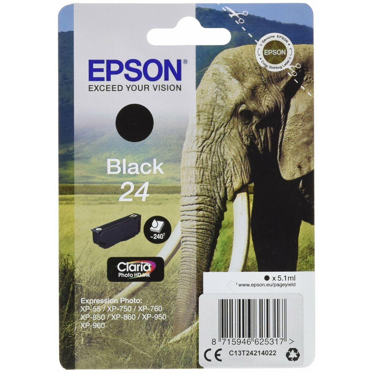 Original blækpatron Epson C13T24214022 Sort