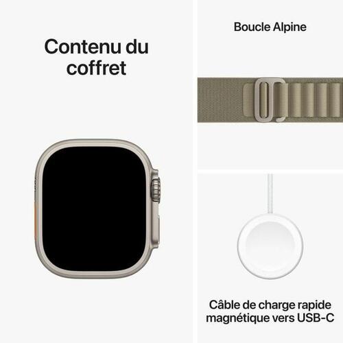 Smartwatch Apple Ultra 2 Titanium Oliven 49 mm