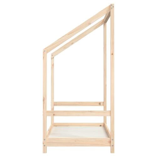 Sengeramme til juniorseng 70x140 cm massivt fyrretræ