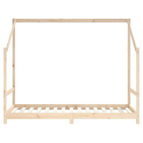 Sengeramme til juniorseng 90x190 cm massivt fyrretræ