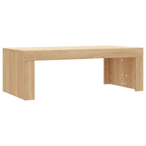 Sofabord 102x50x36 cm konstrueret træ sonoma-eg