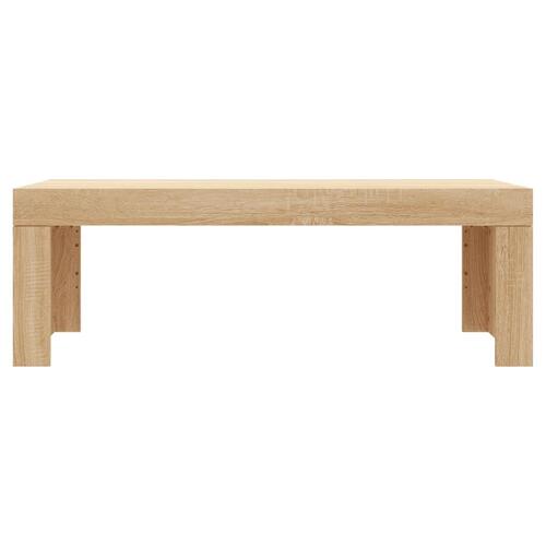 Sofabord 102x50x36 cm konstrueret træ sonoma-eg