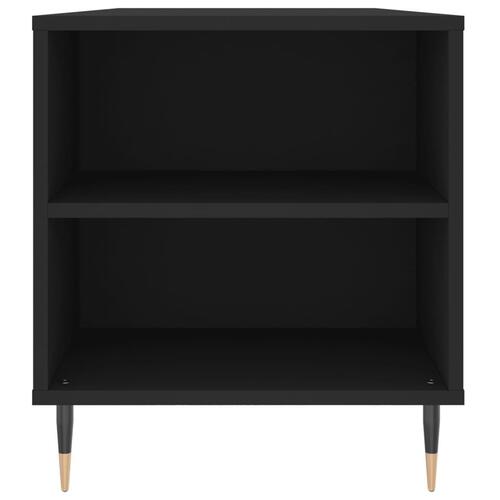 Sofabord 102x44,5x50 cm konstrueret træ sort