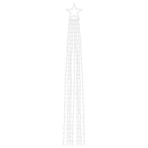 Juletræslys 320 LED'er 375 cm blå
