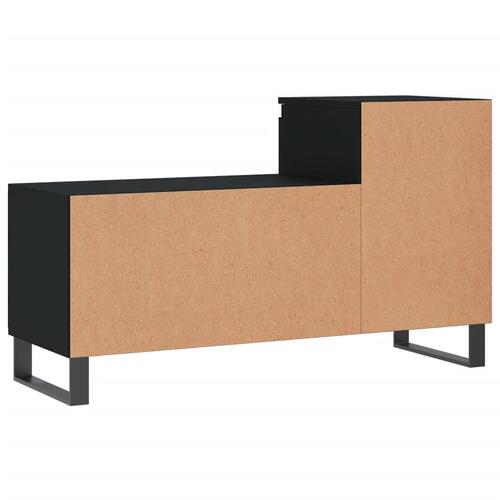 Skoreol 102x36x60 cm konstrueret træ sort
