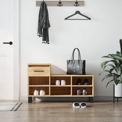 Skoreol 102x36x60 cm konstrueret træ sonoma-eg