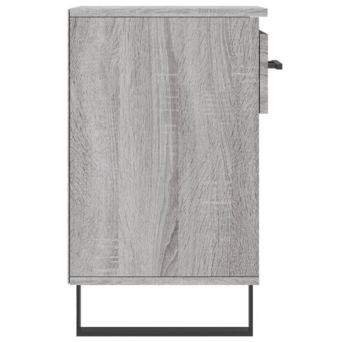 Skoskab 102×36×60 cm i konstrueret træ - grå sonoma-eg