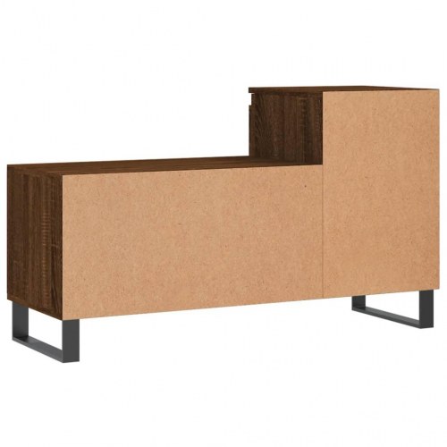 Skoskab i konstrueret træ - brun egetræ, 102×36×60 cm
