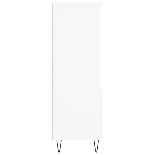Højskab 40x36x110 cm konstrueret træ hvid