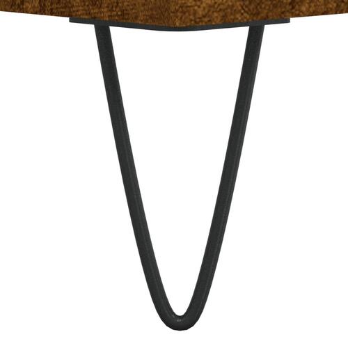 Skab 40x36x110 cm konstrueret træ røget egetræ