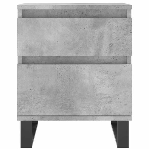 Sengebord 40x35x50 cm konstrueret træ betongrå