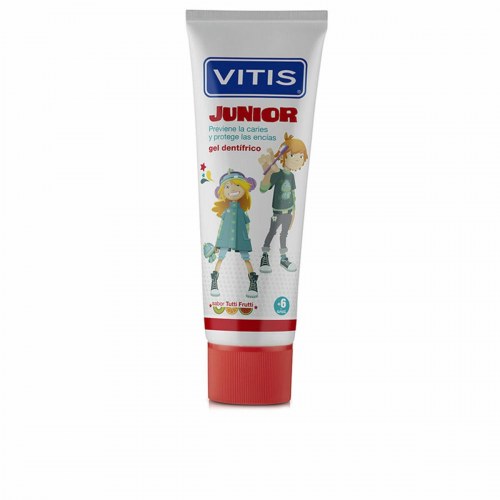 Vitis Junior tandpasta - Frugter, 75 ml