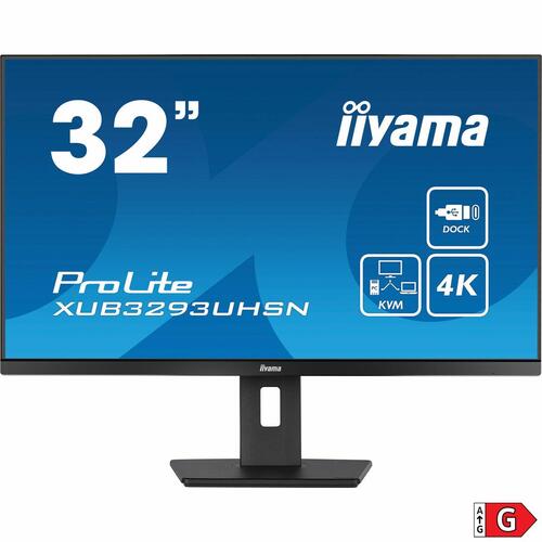 Skærm Iiyama ProLite XUB3293UHSN-B5 32" 31,5" IPS LCD Flicker free 60 Hz