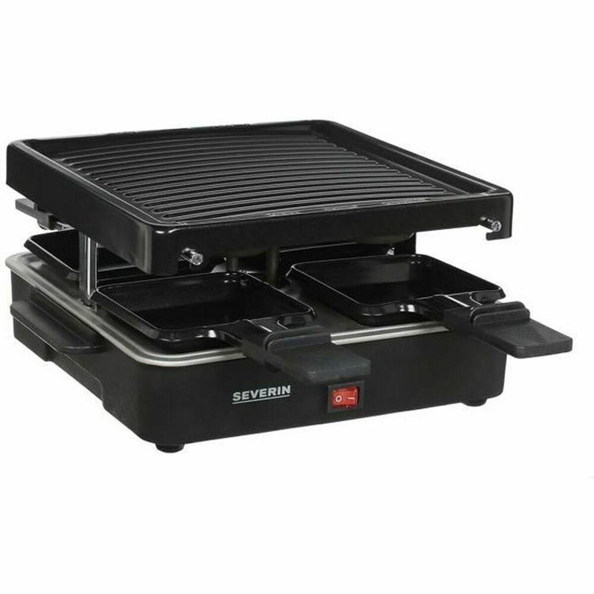Severin RG 2370 raclette - 600 W bordgrill, sort