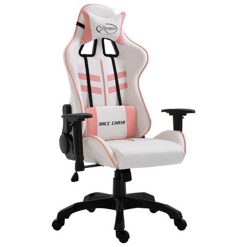 Gamingstol kunstlæder pink