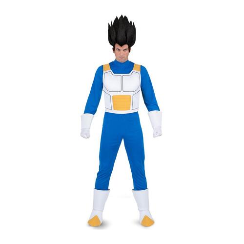 Kostume til voksne Vegeta Dragon Ball Blå Orange Vegeta M