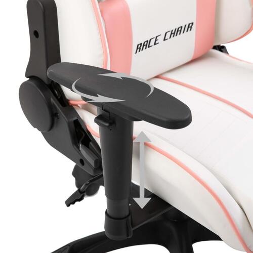 Gamingstol kunstlæder pink