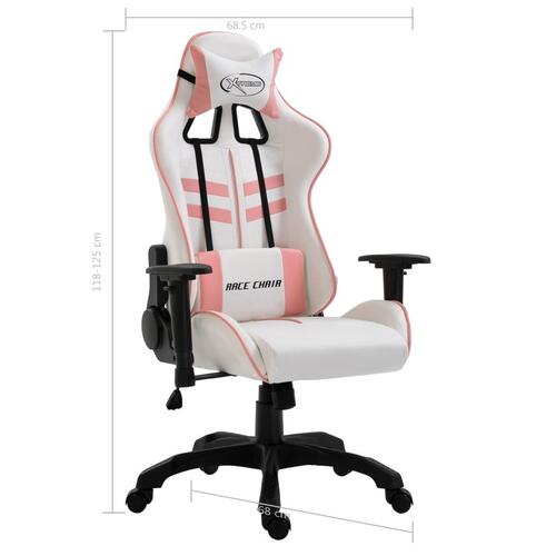 Gamingstol kunstlæder pink