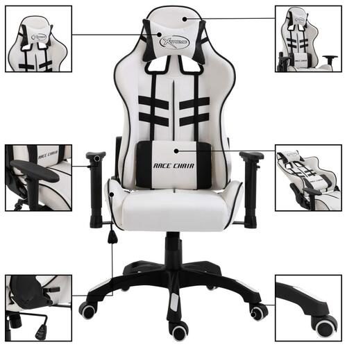 Gamingstol kunstlæder sort