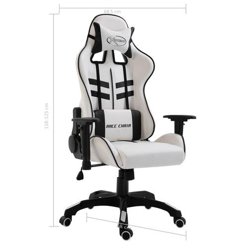 Gamingstol kunstlæder sort