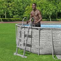Bestway Flowclear poolstige med 4 trin 107 cm