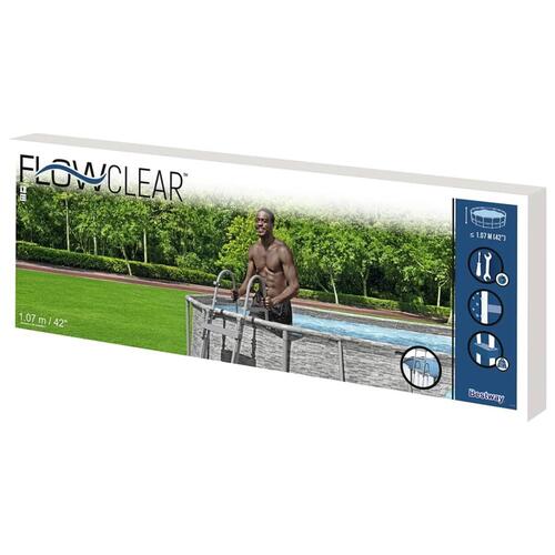 Bestway Flowclear poolstige med 4 trin 107 cm