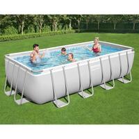 Bestway Power Steel swimmingpool 488x244x122 cm rektangulær