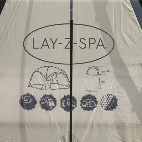 Lay-Z-Spa kuppelformet pavillon til spabad 390x390x255 cm