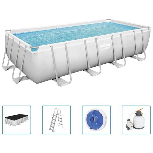 Power Steel swimmingpool 549x274x122 cm rektangulær