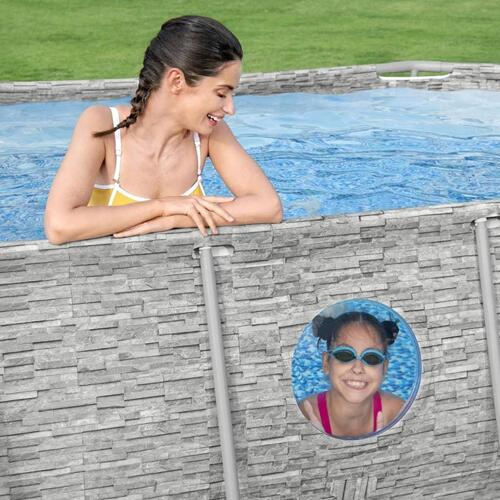 Power Steel swimmingpoolsæt 427x250x100 cm