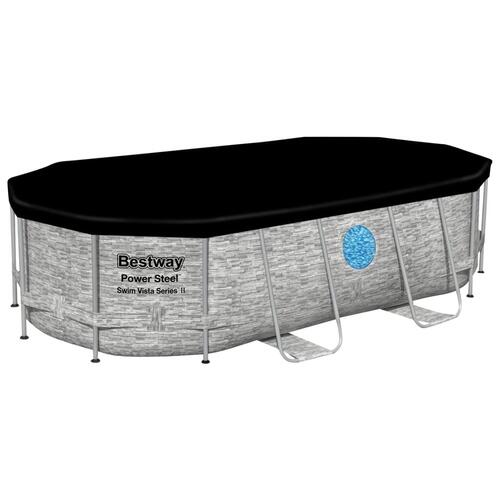 Power Steel swimmingpoolsæt 427x250x100 cm