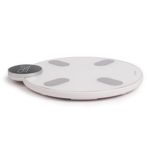 Livoo intelligent digital badevægt med Bluetooth hvid