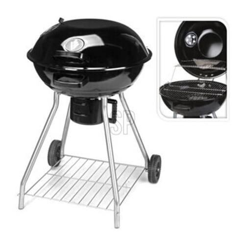 ProGarden grill på hjul sort