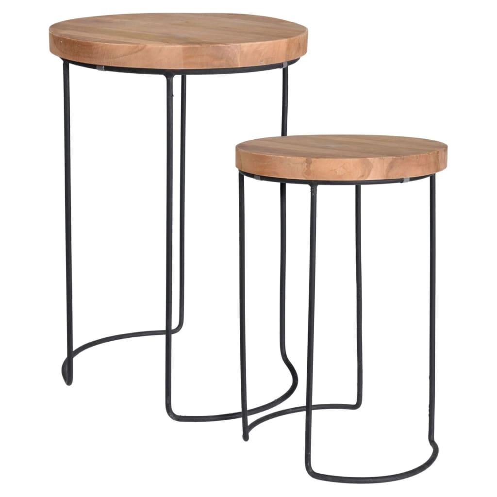 H&S Collection sideborde 2 stk. teak