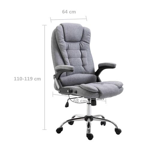 Kontorstol grå polyester