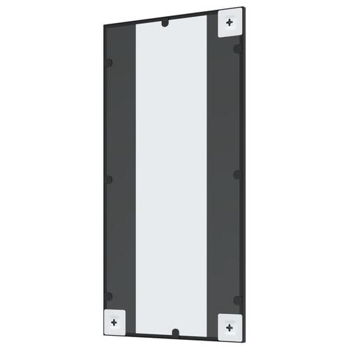 Vægspejl 40x80 cm rektangulært jern sort