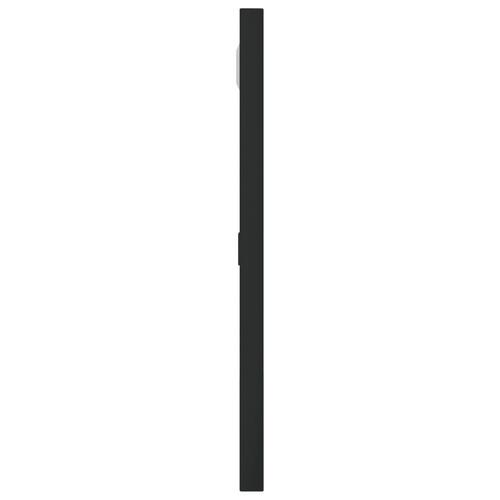 Vægspejl 30x30 cm firkantet jern sort