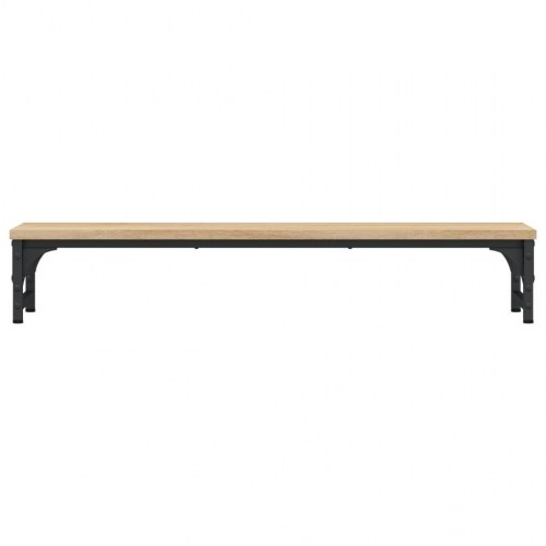 Skærmstander 85×23×15,5 cm i konstrueret træ - sonoma-eg