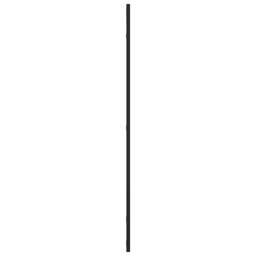 Vægspejl 50x100 cm rektangulært jern sort