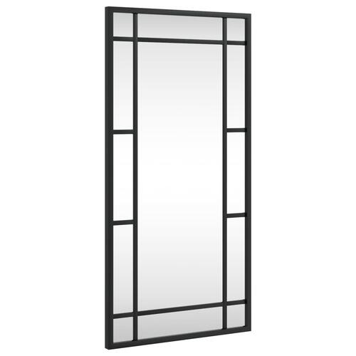 Vægspejl 30x60 cm rektangulært jern sort