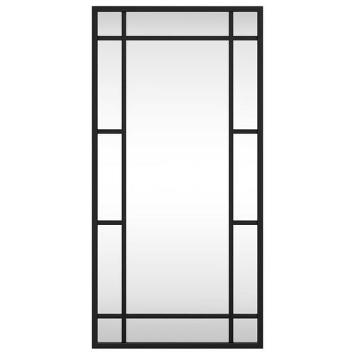 Vægspejl 30x60 cm rektangulært jern sort