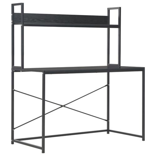 Computerbord 120 x 60 x 138 cm sort