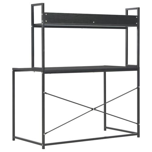 Computerbord 120 x 60 x 138 cm sort