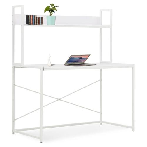 Computerbord 120 x 60 x 138 cm hvid