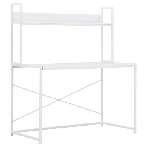 Computerbord 120 x 60 x 138 cm hvid
